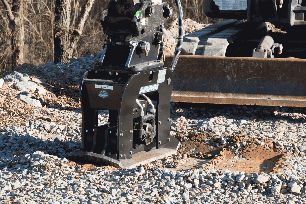 Excavator Plate Compactor | Skid Steer Compactor | Backhoe Attachment ...