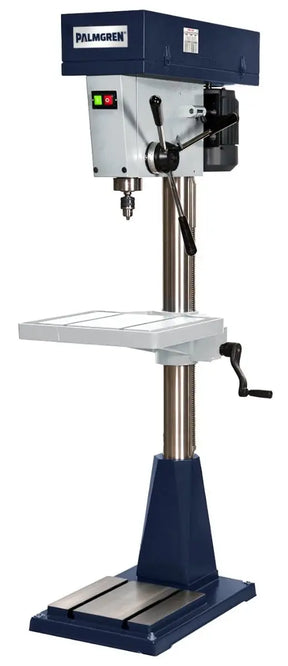20" 12-Speed Floor Step Pulley Drill Press Palmgren