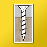 DAGGERZ DRYWALL SCREWS . PHILLIPS BUGLE COARSE . ZINC - 8 x 3 Daggerz