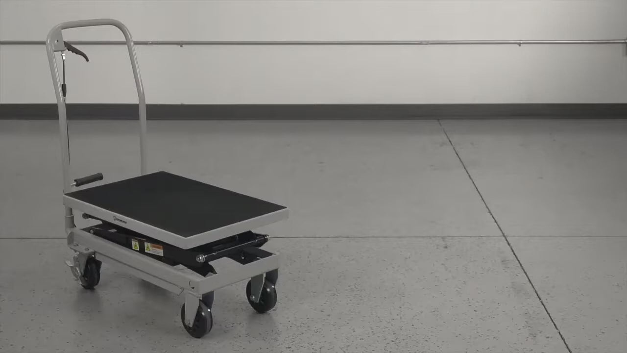 Strongway 2-Speed Hydraulic Rapid XT Lift Table Cart | Video