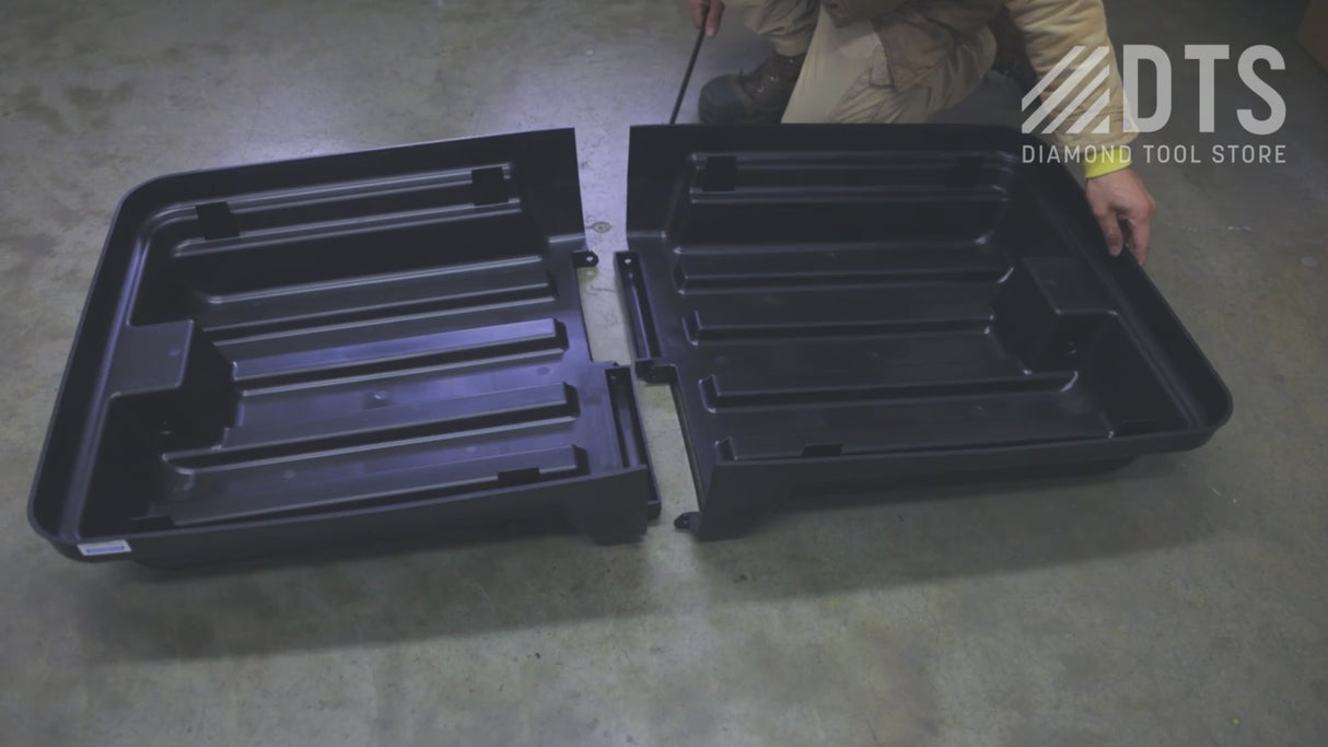 Plastic Lid for 1 Cubic Yard Covered Capacity Dump Cart Magnum