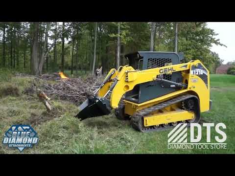 Stump Buckets – Severe & Extreme Duty Blue Diamond Attachments