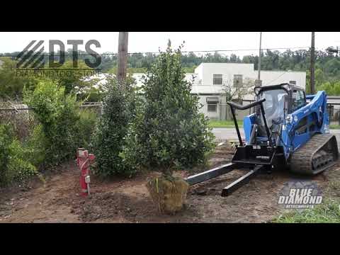 Blue Diamond Nursery Fork Skid Steer Attachment Blue Diamond Attachments