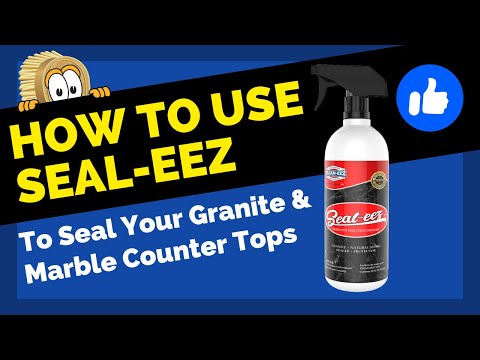 Seal-eez Granite Sealer & Stone Counter Top Sealer 24oz Clean-eez