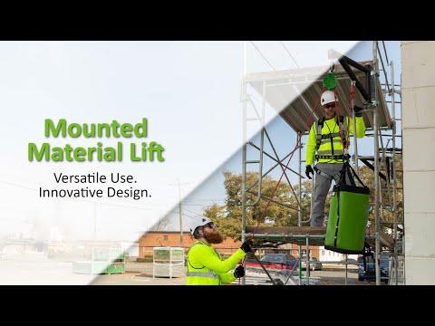 Mounted Material Lift System: 1.6”- 2” Clamps Safewaze