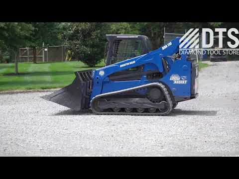 C-Lug Pattern Rubber Track for Skid Steers and Mini Excavators Blue Diamond Attachments