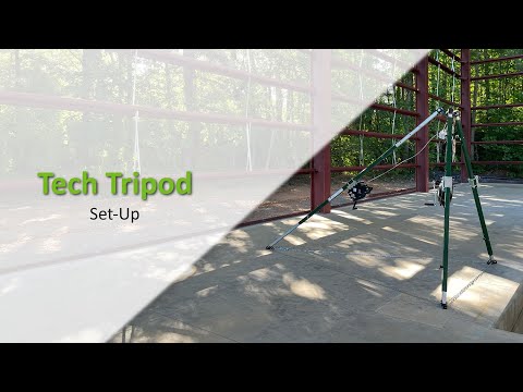 10′ Tech Tripod Kit: 65′ Material Winch Safewaze