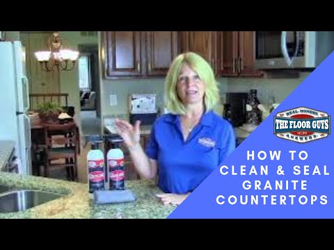 Granite Cleaner & Sealer Kit With Free Microfiber Cloth 24oz Clean-eez