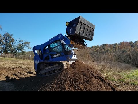 Skid Steer Screening Bucket Blue Diamond Attachments
