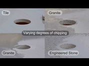 Diamond Finger Bits for Porcelain Hard Ceramic Marble Enlarging Holes | Video