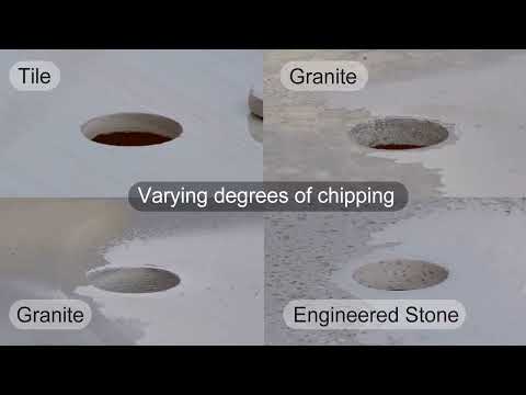 Diamond Finger Bits for Porcelain Hard Ceramic Marble Enlarging Holes | Video