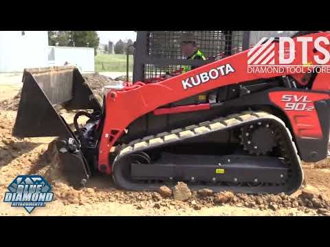 Skid Steer 4-IN-1 Bucket Blue Diamond Attachments