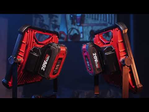WorCraft 20V Cordless LED Work Light — 3,000 Lumen, Tool Only Worcraft USA