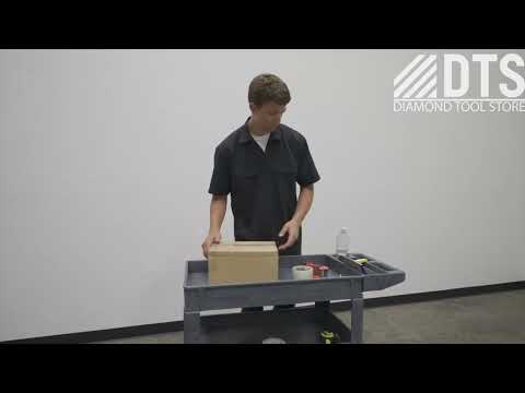 Plastic Utility Service Carts Vestil