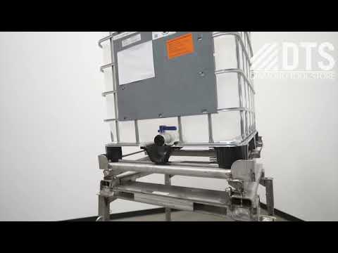 IBC Tilt Stands w/ Fork Pockets & IBC Tilting Cart Vestil