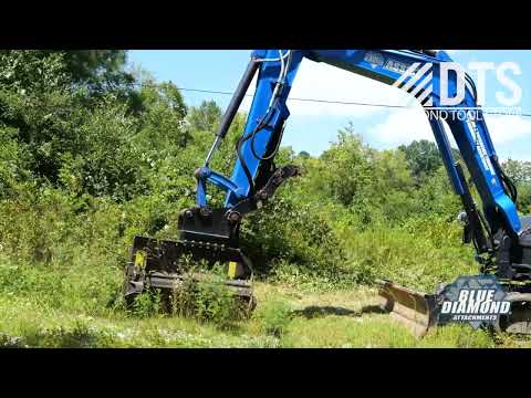 Excavator Drum Mulcher – Extreme Duty Blue Diamond Attachments