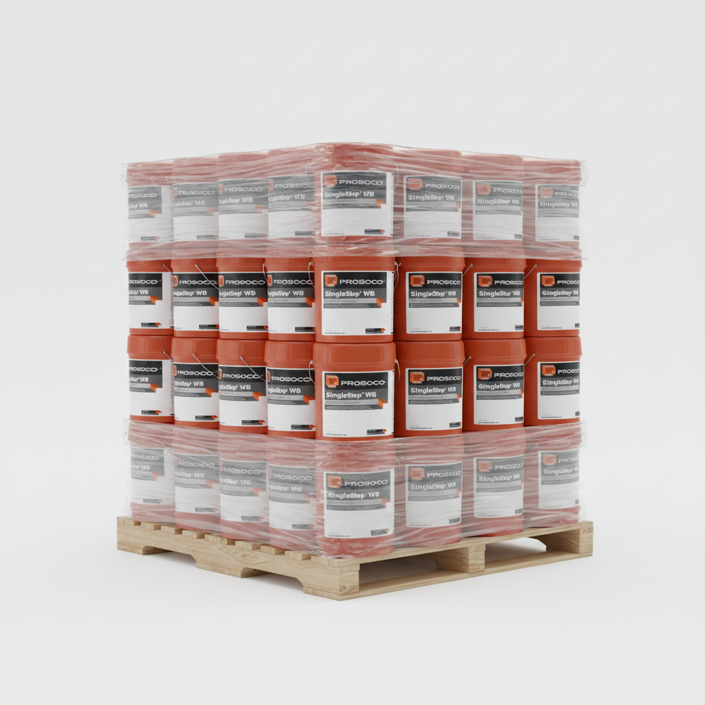 SingleStep WB Concrete Curing & Weatherproofing Blend - Pallet of 32 Units Prosoco