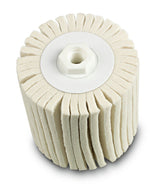 FEIN Felt Fleece Wheel 4 x 4 in for Stainless Steel 63721058010 FEIN Medium
