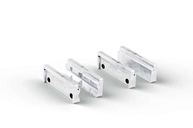 FEIN VersaMAG Protective Jaw Set, Prism and Blank, 4.3 in Aluminum FEIN