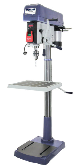 20" 12-Speed Floor Step Pulley Drill Press (240V 3 Phase) Palmgren