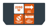 FEIN AlphaGrind LG 22-180 7 in Angle Grinder 2,200 W FEIN