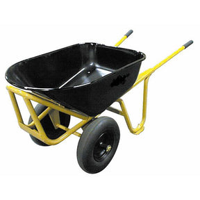 Roofmaster Double-Wheel Wheelbarrow and 4" x 8" Pneumatic Wheels Roofmaster