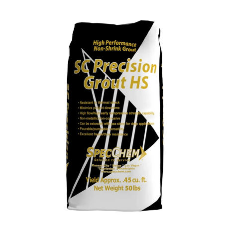 SC Precision Grout HS High Performance/High-Strength Grout (Pack of 6) SpecChem