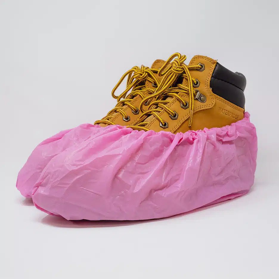 ShuBee Waterproof Shoe Covers C SB SC WP Group-6 ShuBee Waterproof Pink - 120 Pairs