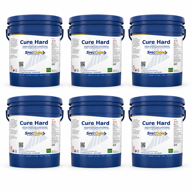 Cure Hard Sodium Silicate Cure & Dustproofer CH-5 SpecChem 5 Gallon (Pack of 6)