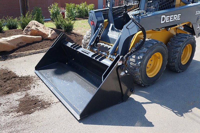Skid Steer 4-IN-1 Bucket | Blue Diamond Skid Steer Attachments ...