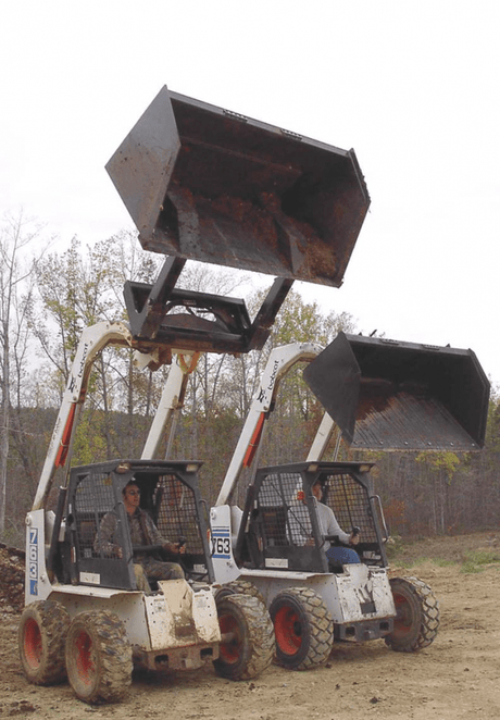 Skid Steer Front Dump Bucket Blue Diamond Attachments