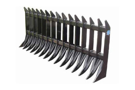 Skid Steer Root Rake - Severe Duty Blue Diamond Attachments