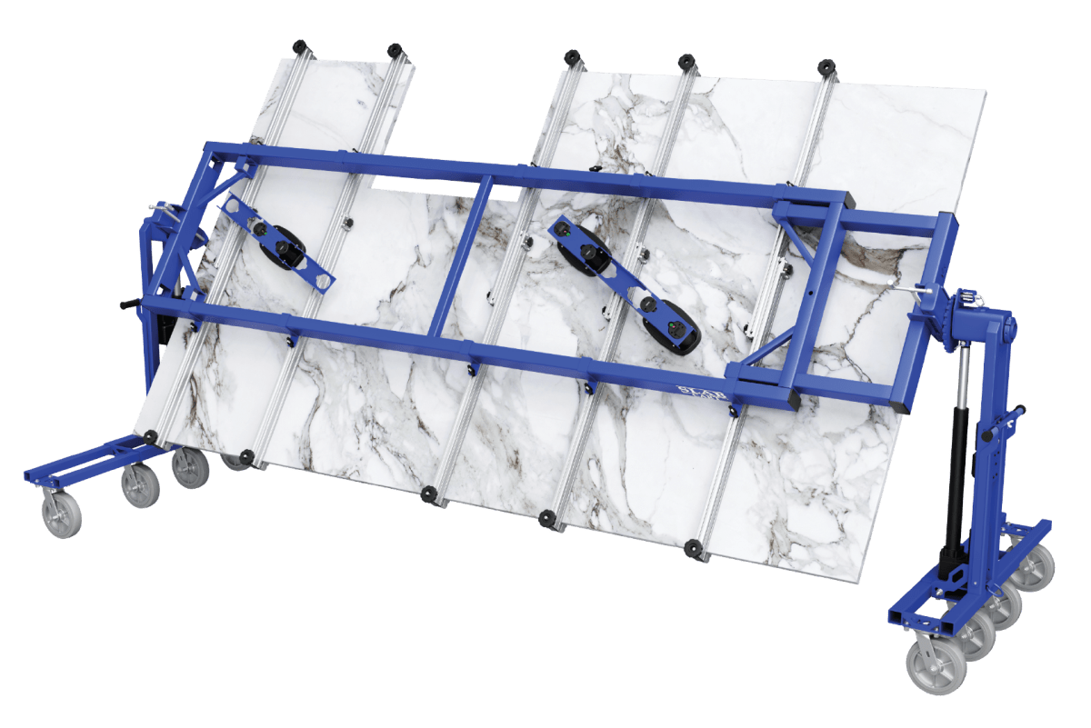 Slab Cart System-PRO | Fabrication Table | Slab Lifting Cart | Tables ...