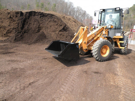 Snow And Mulch Bucket – Standard And Heavy Duty Blue Diamond Attachments