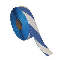Floor Marking Tapes - 3" x 100' IN-50-751 Lyle Signs Blue/White Hazard Stripe