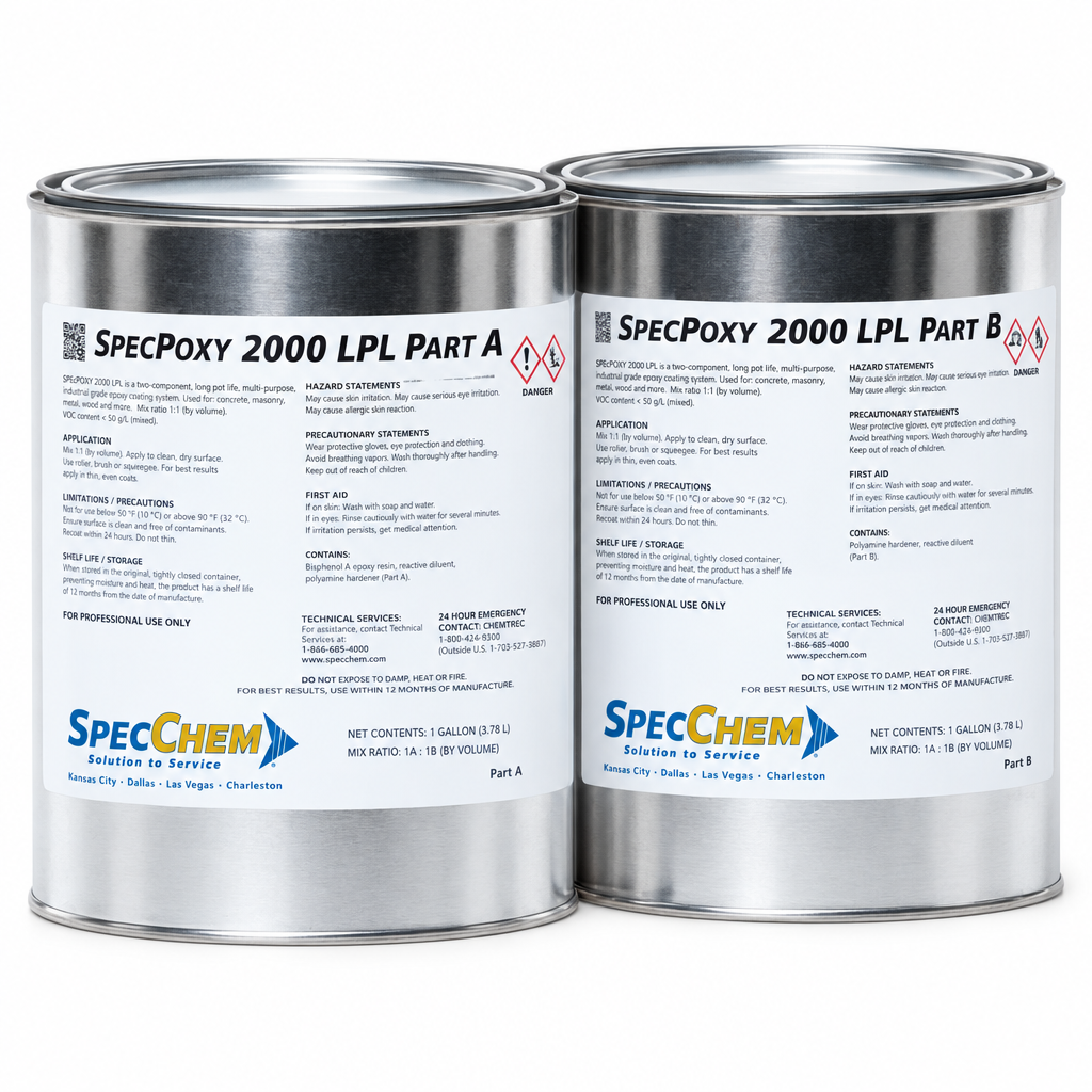 Specpoxy 2000 Lpl Astm 881 Compliant Hi-Mod, Lpl, Medium Viscosity Epoxy