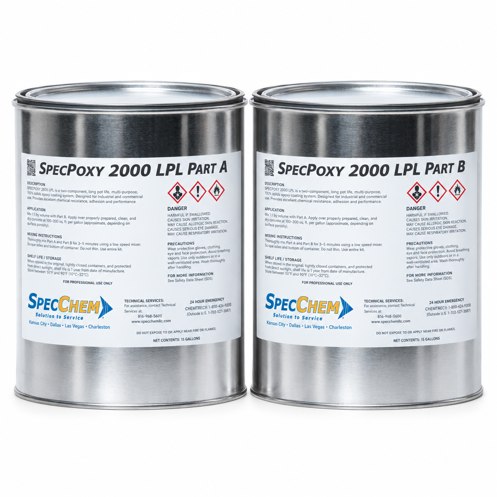 Specpoxy 2000 Lpl Astm 881 Compliant Hi-Mod, Lpl, Medium Viscosity Epoxy