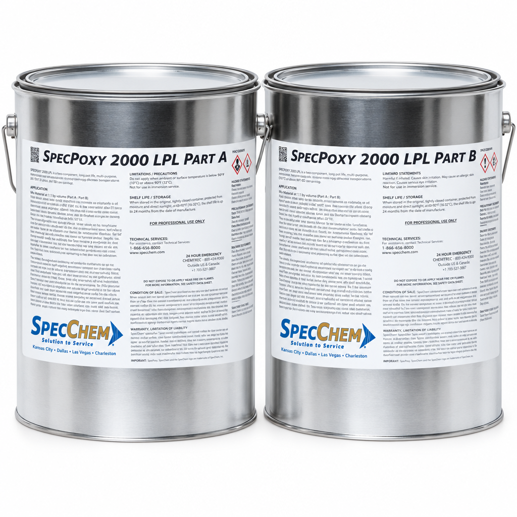 Specpoxy 2000 Lpl Astm 881 Compliant Hi-Mod, Lpl, Medium Viscosity Epoxy