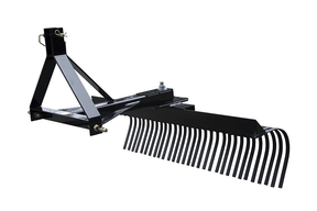 Standard Duty Landscape Rake Blue Diamond Attachments