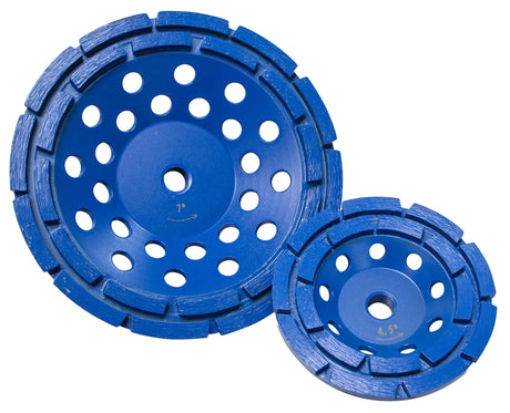 Star Blue Segmented Cup Grinders Double Row Diamond Products