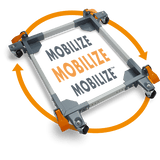 Super Duty All-Swivel Universal Mobile Base PM-3550 Bora