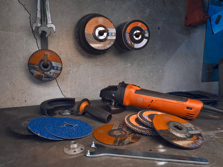 FEIN CG 15-125 BLP 5 in Brushless Compact Angle Grinder with Dead Man's Switch FEIN
