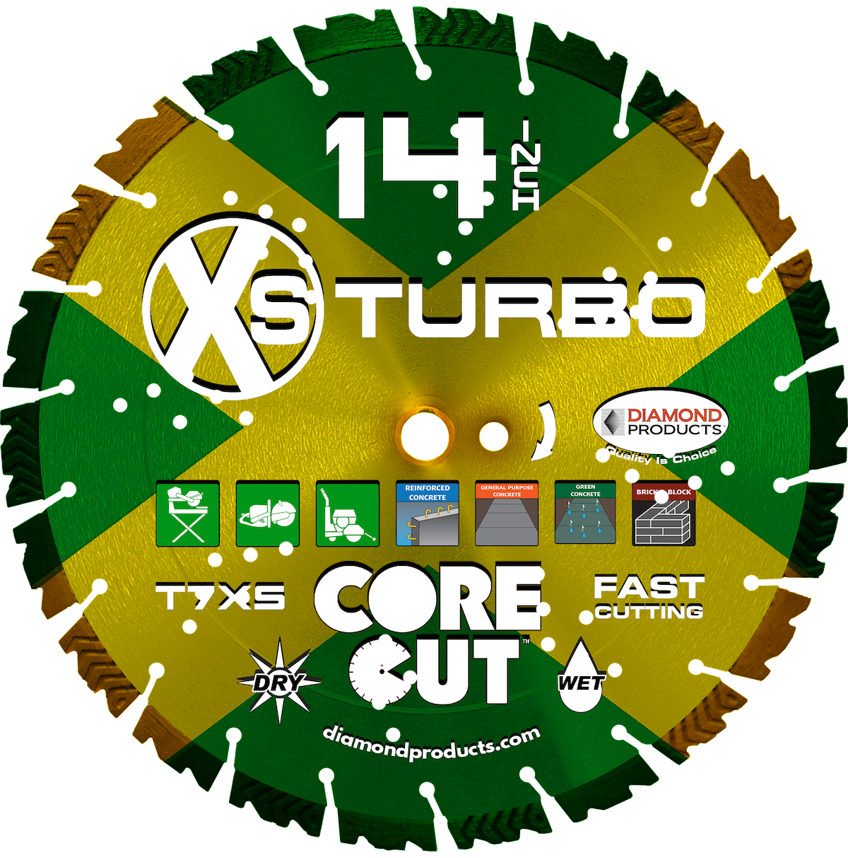 XS-Turbo Blade Diamond Products