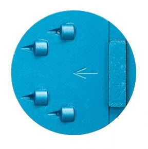 TC - 3” 4x 1/4 Round PCDs with Stabilizer Segment Syntec Diamond Tools