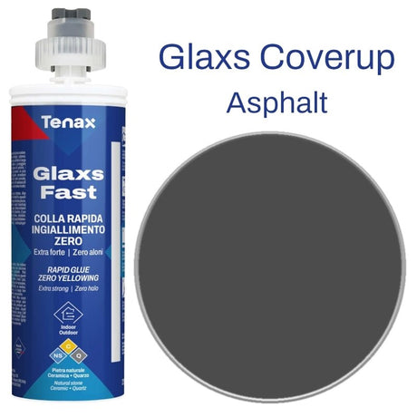 Tenax Glaxs Cartridge Glue - Pack of 2 1RGLAXSCASPHALT Tenax Asphalt