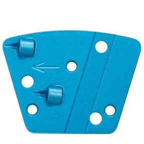 Trapezoid Bolt On - 2x 1/4 Round PCDs Syntec Diamond Tools