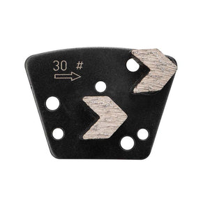 Trapezoid Bolt On - Double Arrow Segments Syntec Diamond Tools