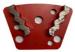 Trapezoid Swirl M-TQC10-2S0810-M Diamond Tool Store Medium 8/10