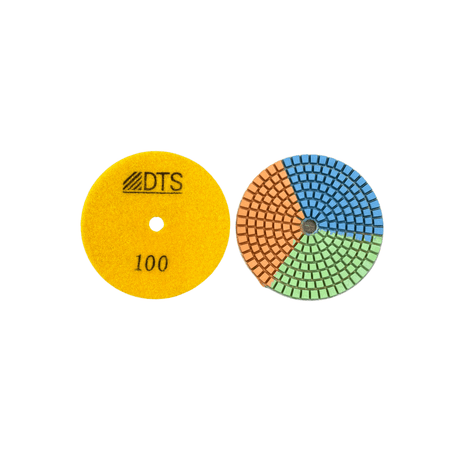 Tri-Color Diamond Polishing Pads TCPP-100 Diamond Tool Store 100