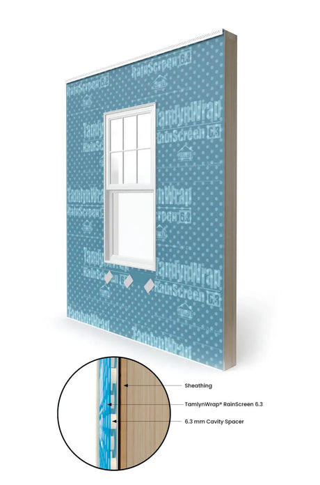 TamlynWrap® Rainscreen 6.3 - 5' x 50' - 250 sqft/roll Tamlyn